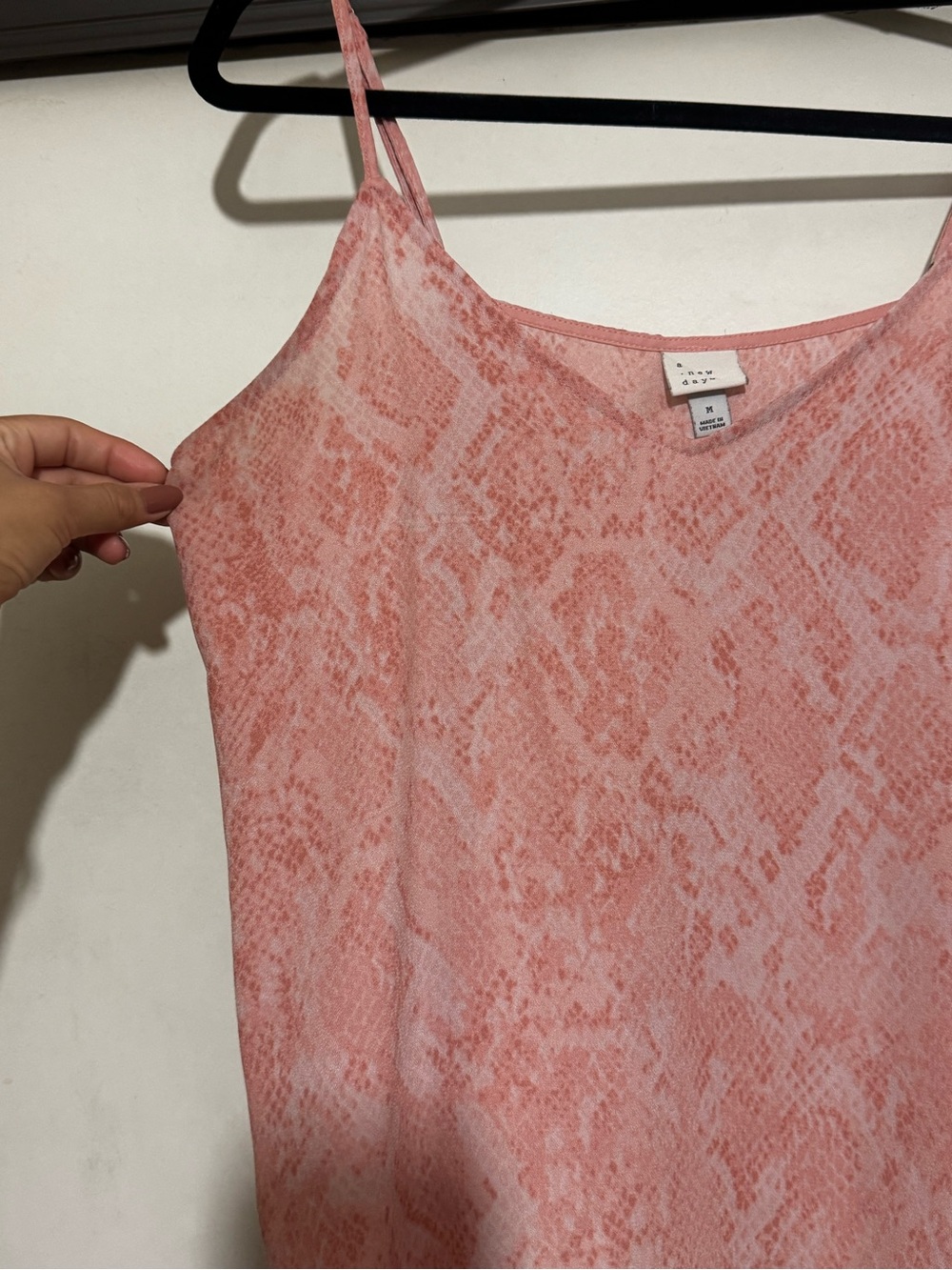 Pink Snakeprint Spaghetti Strap Camisole - Picture 5 of 6